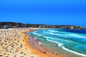 A Bondi Beach é uma das mais procuradas da Austrália.