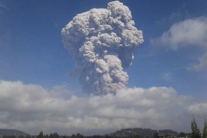 As imagens da última erupção são impressionantes-