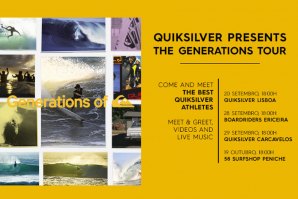 “Generations of Quiksilver Tour” em Portugal
