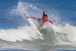 Miguel Blanco foi um dos surfistas que sobressaiu ontem. 