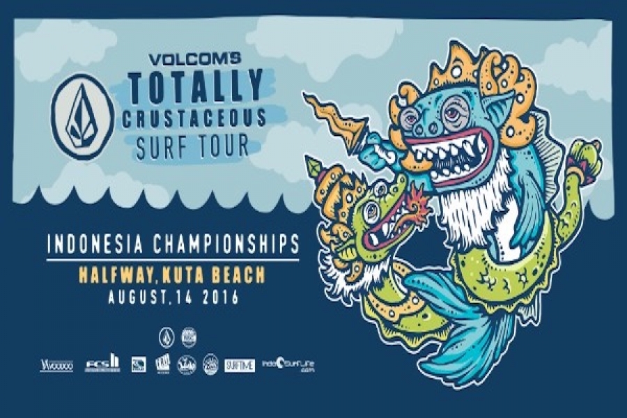 Volcom&#039;s Totally Crustaceous Tour 2016 Finals Will Wrap Up at Kuta Beach