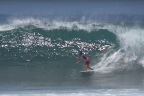 MARLON GERBER SURFING BALI WITH 5&#039;4&quot; TWIN-FIN