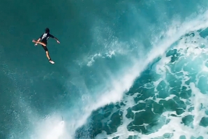 THE AMAZING VOLCOM PIPE PRO AS SEEN FROM THE SKY