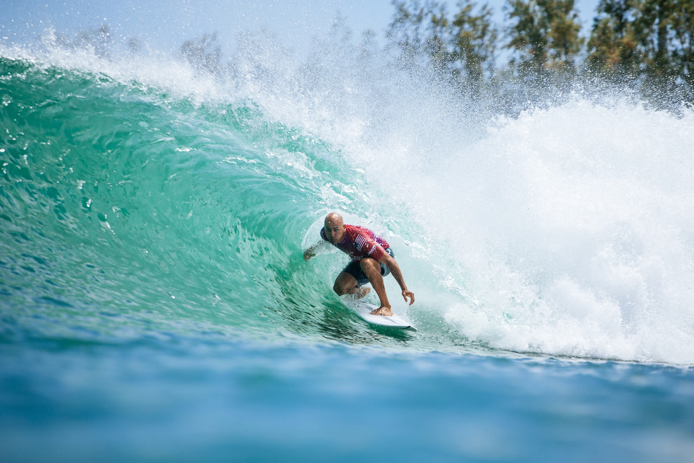 Kelly Slater (EUA) e Johanne Defay (FRA) recebem os WSL Season