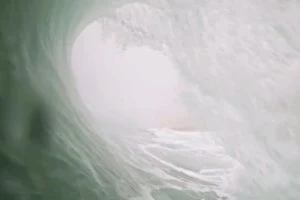 Drone Barrel at Praia do Norte - Nazaré - Portugal