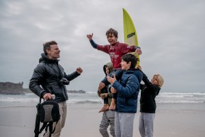 Bernardo Marques e seu Pai celebram esta vitória