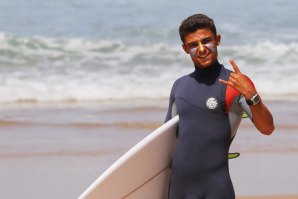 Rafael Nóbrega, 18, diretamente das águas a sul do Tejo. 