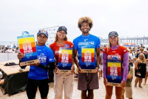 Sawyer Lindblad, Eli Hanneman, Kelis Kaleopaa e Kaniela Stewart vitoriosos em Hungtinton Beach