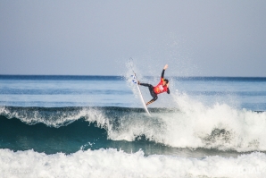 Frederico Morais durante a última etapa, na Costa de Caparica, onde venceu.