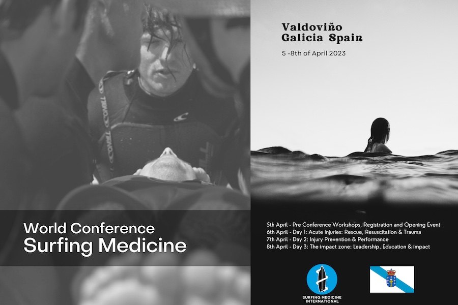 Congresso Mundial de Medicina do Surf, decorrerá entre 5-8 Abril em Valdoviño, Galiza/Espanha