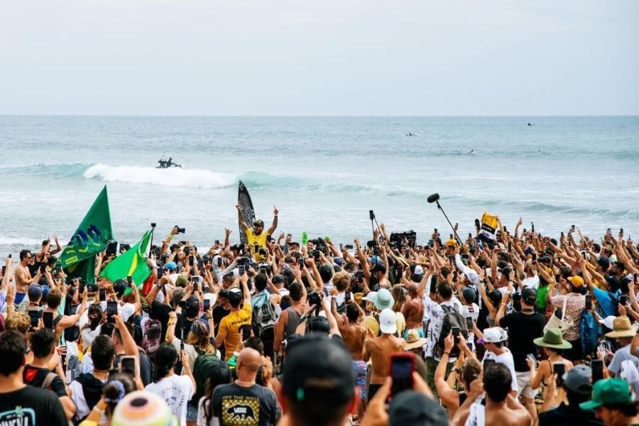 Rip Curl WSL Finals 2022 bate recorde do dia mais visto da história do surf