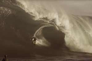 Dylan Longbottom no hospital após uma queda aparatosa em Shipsterns Bluff