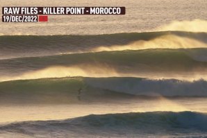 Uma surfada de fim de tarde em Killer Point, em Marrocos