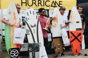 Finalistas em Surf Open. 