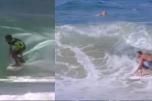 A ONDA DE KIRRA SURFADA POR J. PARKINSON EM 1996 E 2019