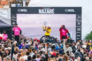 Nic von Rupp, Clement Roseyro e Justine Dupont brilham no Tudor Nazaré Big Wave Challenge