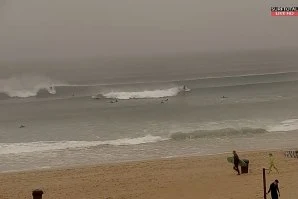 Imagem da Surftotal beachcam na Praia do Lagido esta manhã