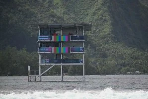 A polémica torre de juízes de Teahupo&#039;o já foi desmantelada