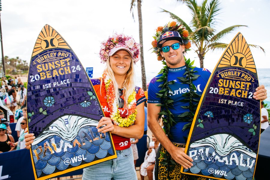 Australianos Molly Picklum e Jack Robinson vencem o Hurley Pro Sunset Beach 2024