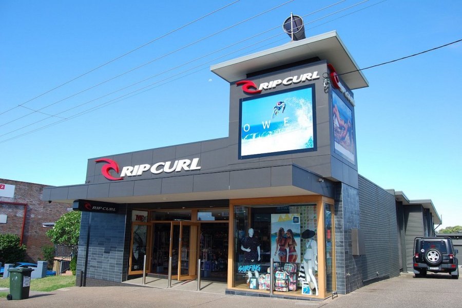 As lojas Rip Curl têm vindo a ser criadas com um conceito Global