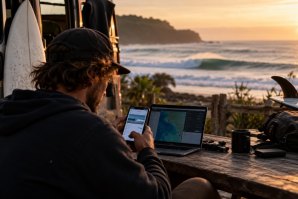 Regras de cibersegurança para surfistas: os riscos começam antes de entrar na água