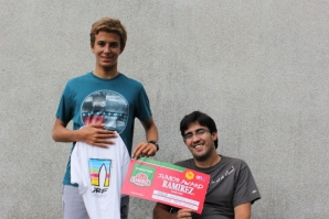 Luís Perloiro à esquerda com Nuno Vitorino da SURFaddict.