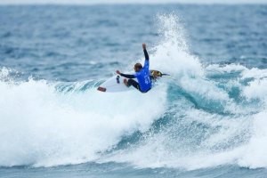 Caio Ibelli durante a etapa do Rip Curl Pro Bells Beach em 2018 Foto Ed Sloane/WSL