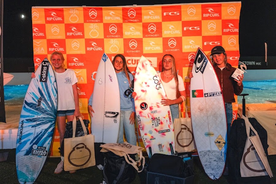 Vida Mendonça é campeã europeia Sub-14 do Rip Curl GromSearch