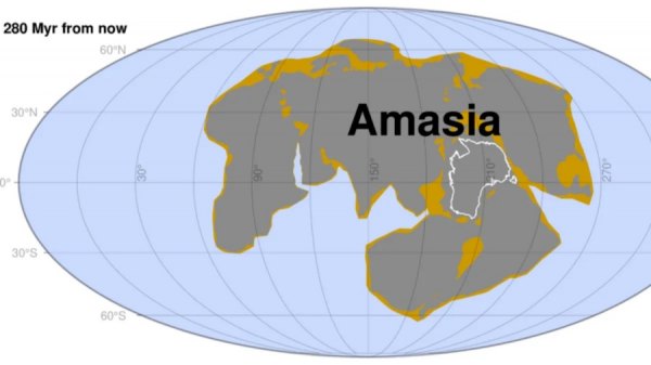 Amásia. Novo supercontinente