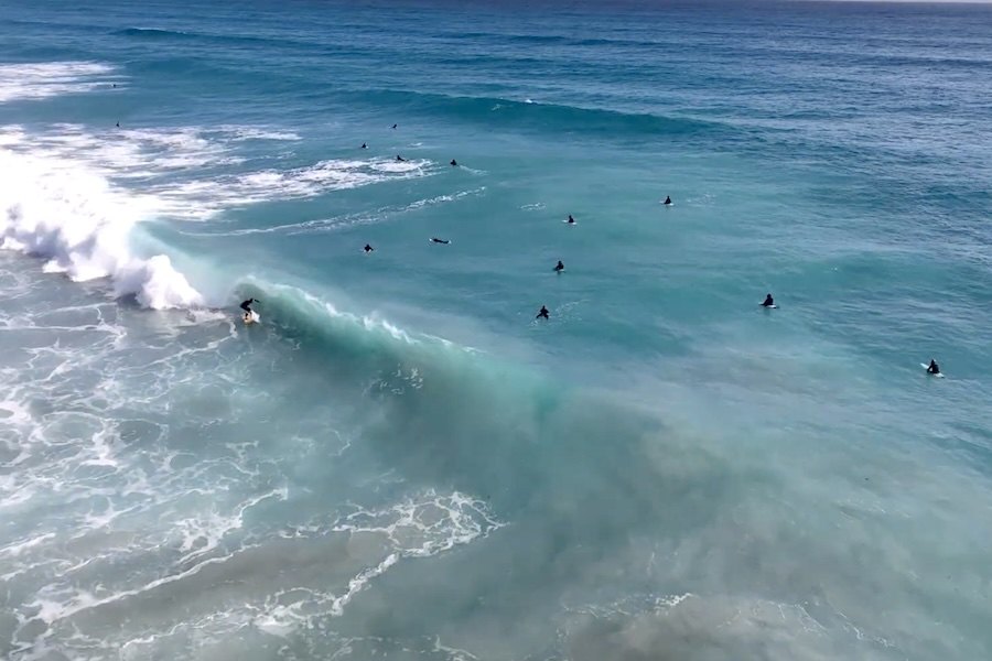 Frente ártica traz ondulação rara ao sul da Florida