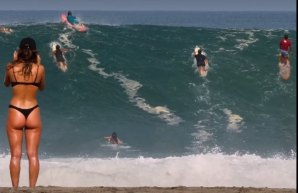 O primeiro grande swell de Verão em Puerto Escondido