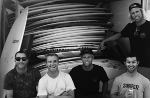 A rapaziada envolvida na iniciativa.