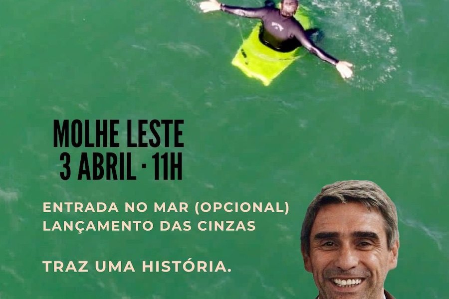 Homenagem a Paulo “Badajoz” Cipriano - dia 3 de Abril no Molhe Leste