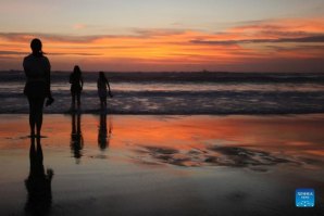 Sanur beach, em Bali