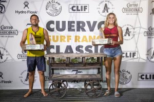 JUSTIN QUINTAL E SOLEIL ERRICO VENCEM O CUERVO SURF RANCH CLASSIC