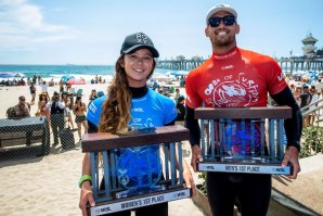 Zeke Lau e Bettylou Sakura Johnson venceram o VANS US Open of Surfing