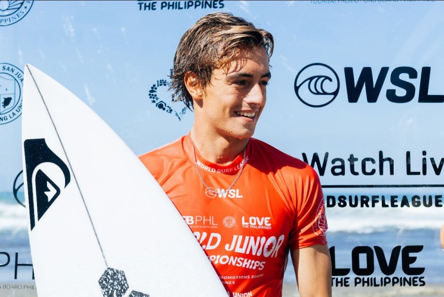 Francisco Ordonhas alcança a 9.ª posição no mundial Junior nas Filipinas da WSL