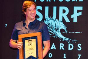 Francisco Rodrigues nos Portugal Surf Awards promovidos pela ANS.