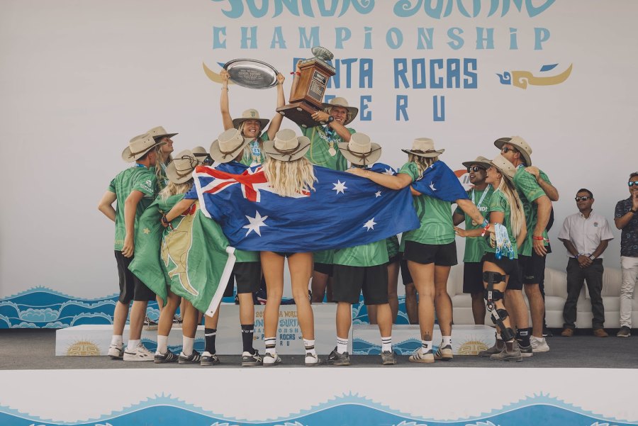 Austrália conquista bicampeonato mundial júnior no ISA World Junior Surfing Championship 2025