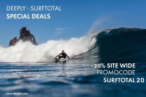 Deeply celebra aniversário com 20% de desconto se usares promocode SURFTOTAL20