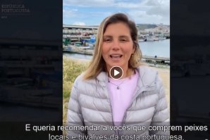 Maya Gabeira promove o consumo de peixe fresco Português