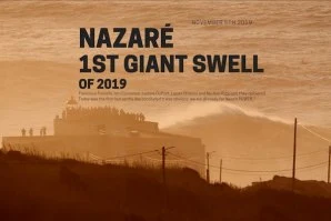 NAZARÉ 1º SWELL GIGANTE DA TEMPORADA - 5 NOVEMBRO 2019