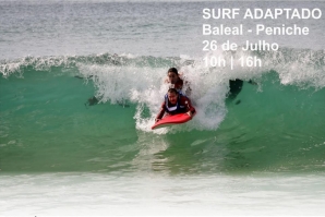 Sábado é dia de Surf adaptado com a SURFaddict em Peniche