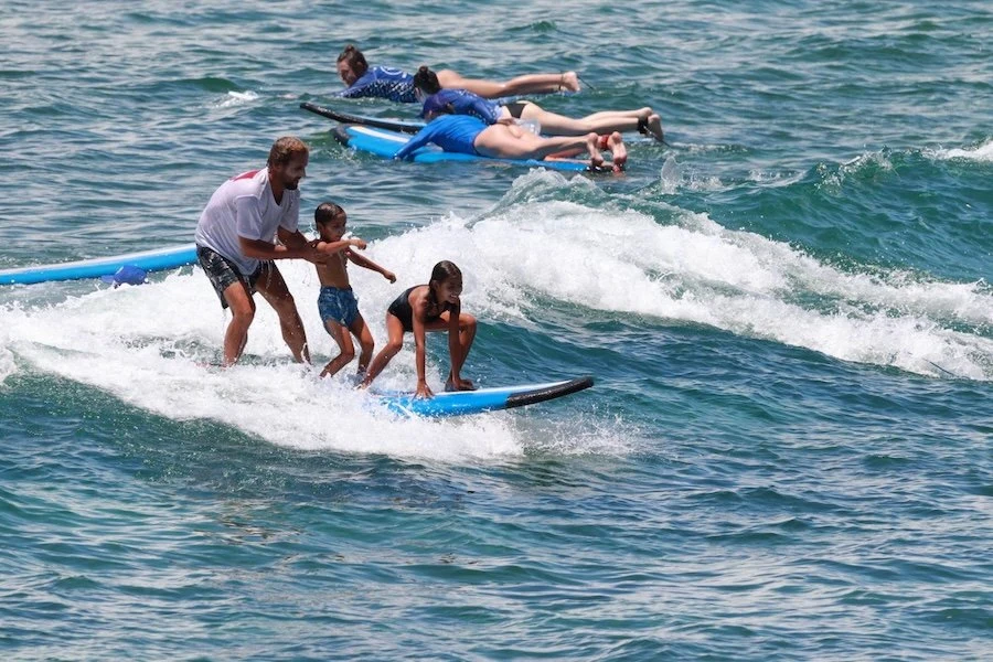 Bruno Smith Magalhães com os seus dois filhos