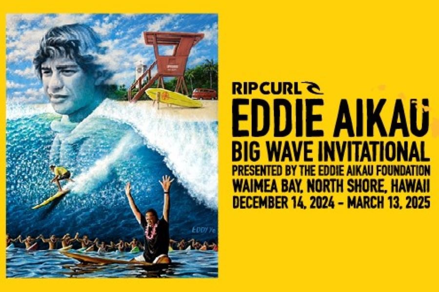 Alerta amarelo para o Rip Curl Eddie Aikau Big Wave Invitational