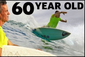 Jovem de 60 anos de idade redefine o surf performance