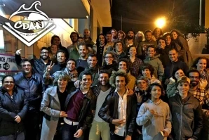 A foto que se impõe num jantar convívio.