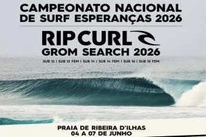Futuro do surf português regressa à Ericeira com o CN Surf Esperanças / Rip Curl GromSearch 2026