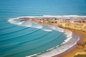 Como a popularidade do surf mudou Imsouane, Marrocos