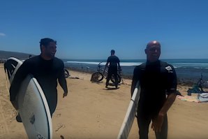 Filipe Toledo, Kelly Slater e CIA surfam em Trestles... a preparar para a competição no surf ranch ?